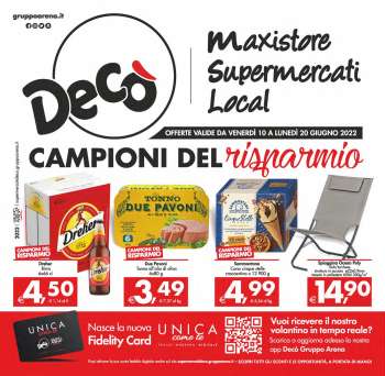 Volantino Deco - 10/6/2022 - 20/6/2022.