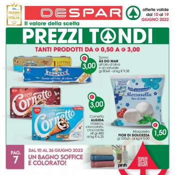 Volantino Despar - 10/6/2022 - 19/6/2022.