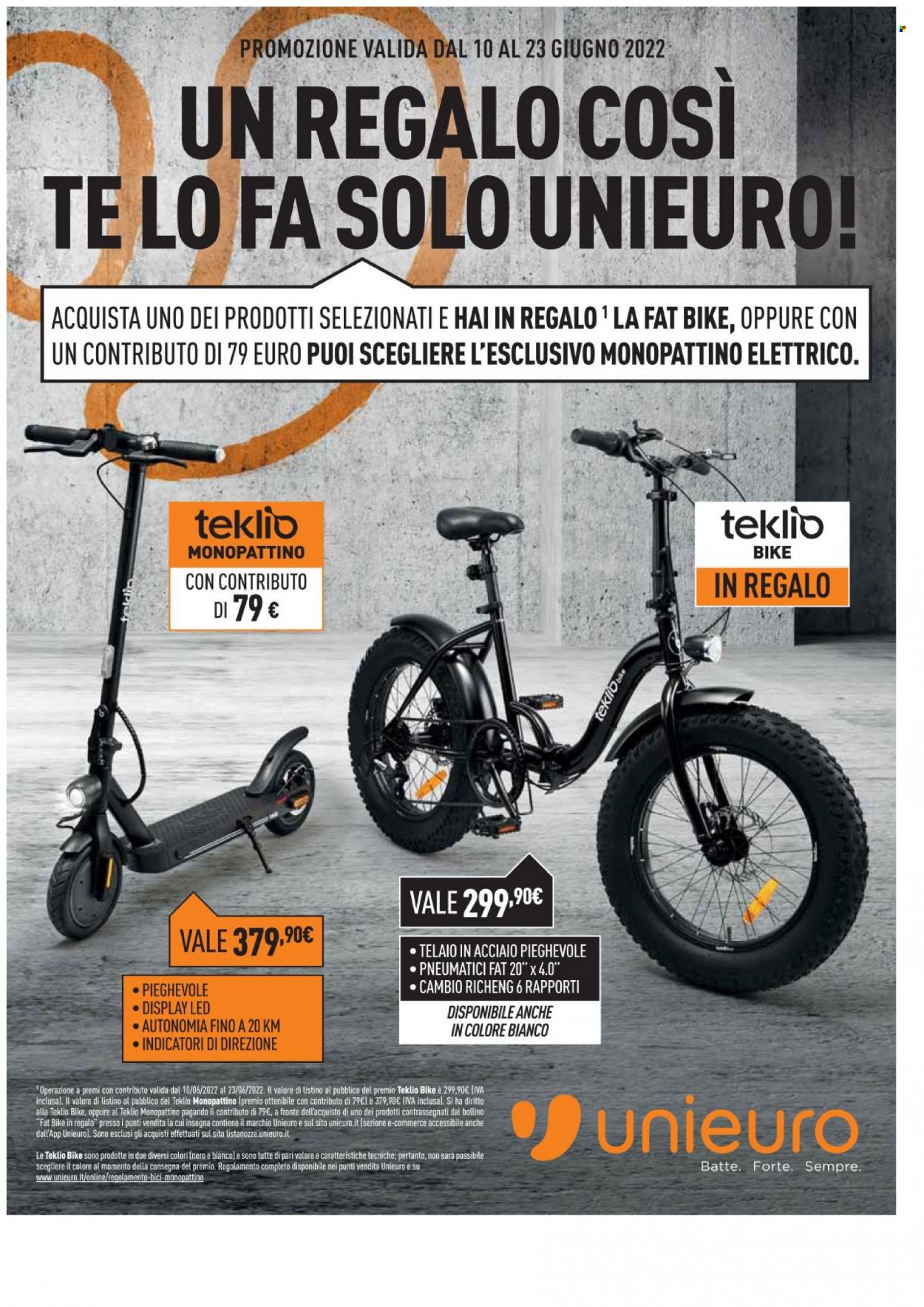 Volantino Unieuro - 10/6/2022 - 23/6/2022. Pagina 1
