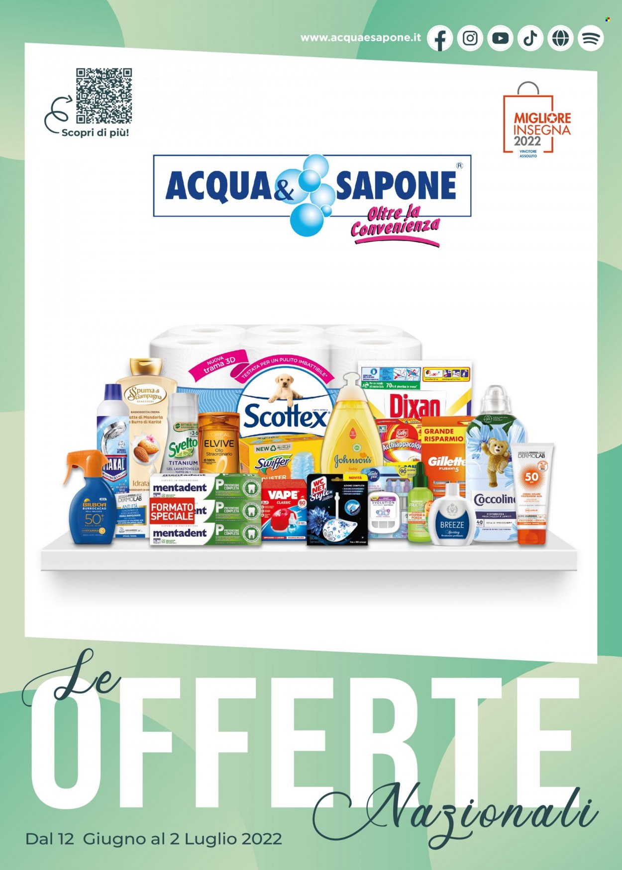 Volantino Acqua & Sapone - 12/6/2022 - 2/7/2022. Pagina 1