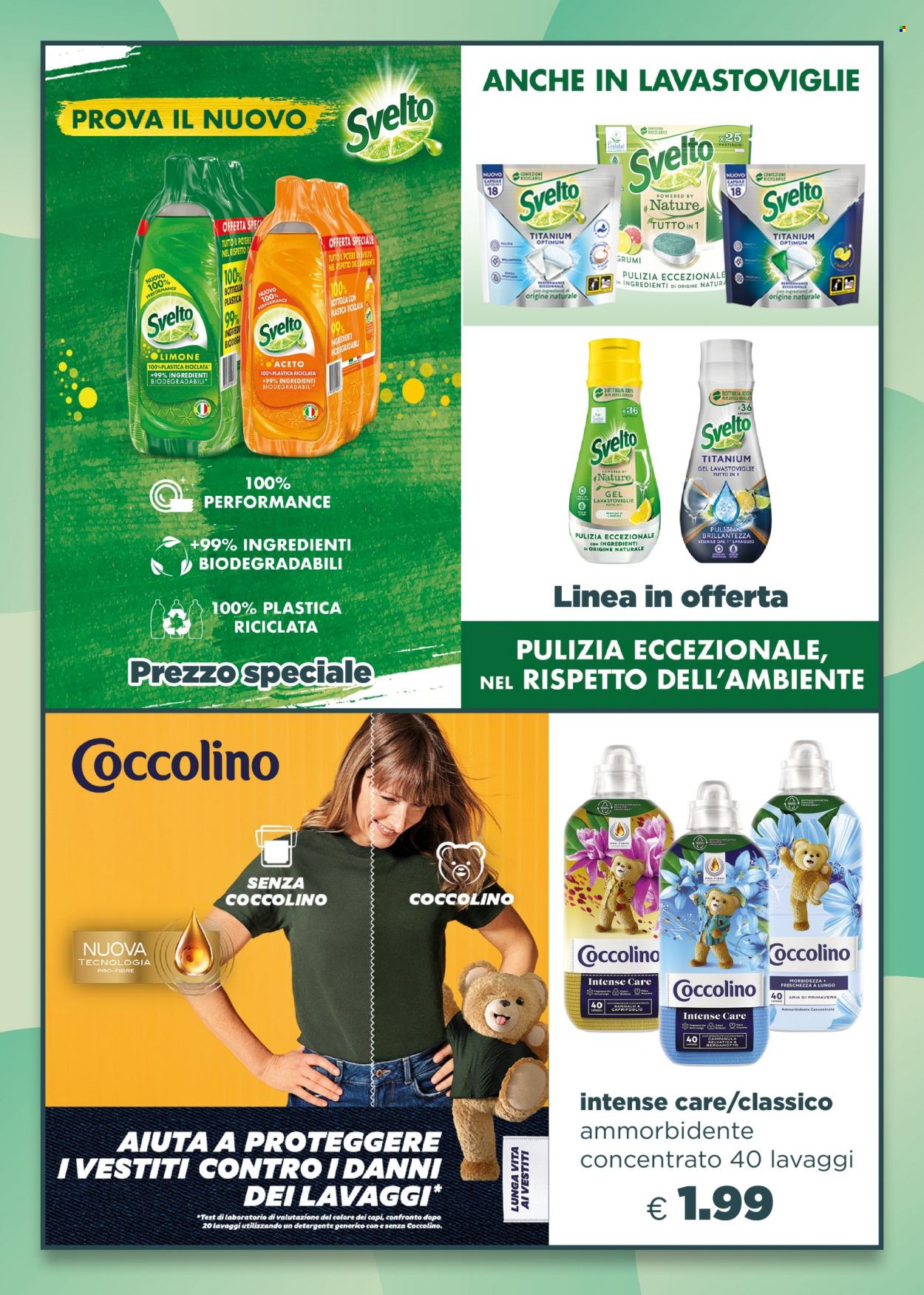 thumbnail - Volantino Acqua & Sapone - 12/6/2022 - 2/7/2022 - Prodotti in offerta - ammorbidente, Coccolino, Svelto, detersivo per lavastoviglie, detersivo liquido per lavastoviglie, profumo. Pagina 3.