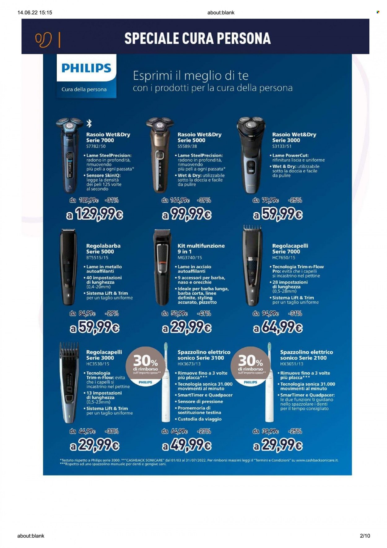 Volantino Unieuro - 13/6/2022 - 26/6/2022. Pagina 2