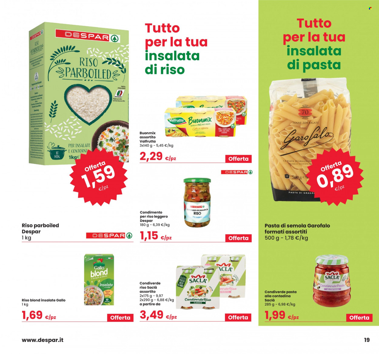 Volantino Eurospar - 16/6/2022 - 29/6/2022. Pagina 19