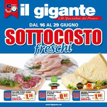 Volantino Il Gigante - 16/6/2022 - 29/6/2022.