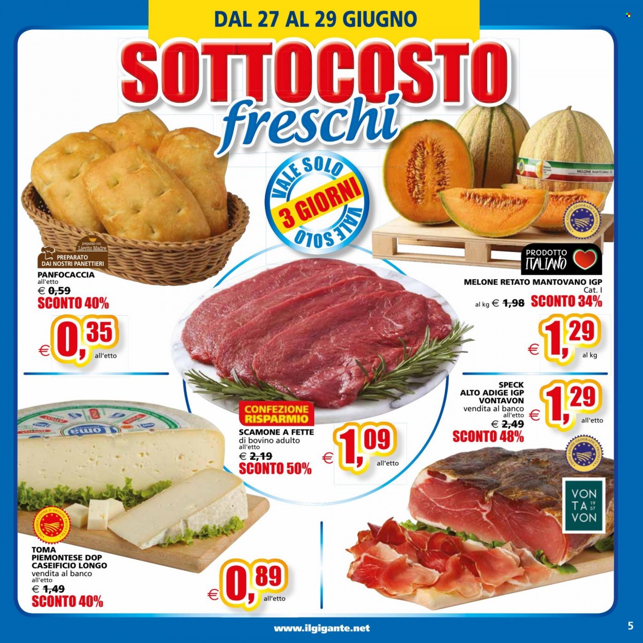 Volantino Il Gigante - 16/6/2022 - 29/6/2022. Pagina 5