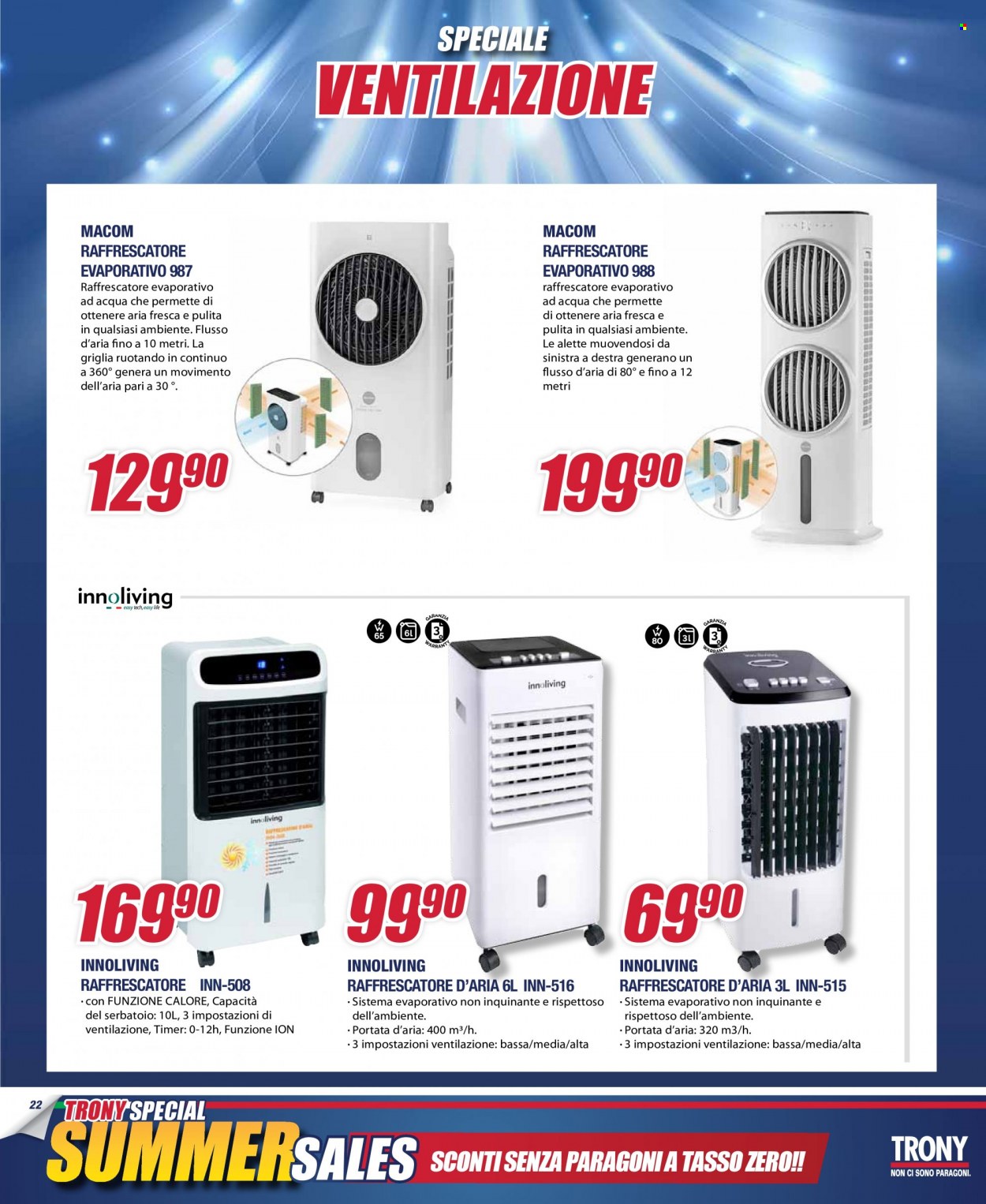 Volantino Trony - 16/6/2022 - 29/6/2022. Pagina 22