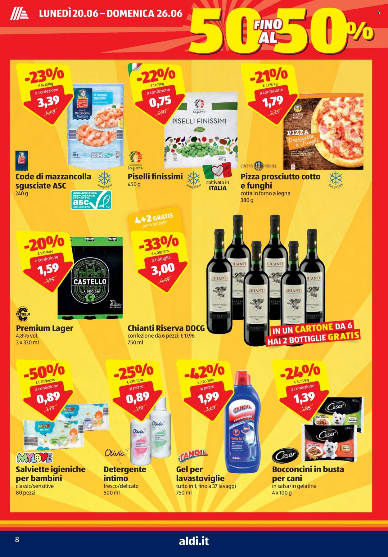 Volantino Aldi - 20/6/2022 - 26/6/2022. Pagina 8