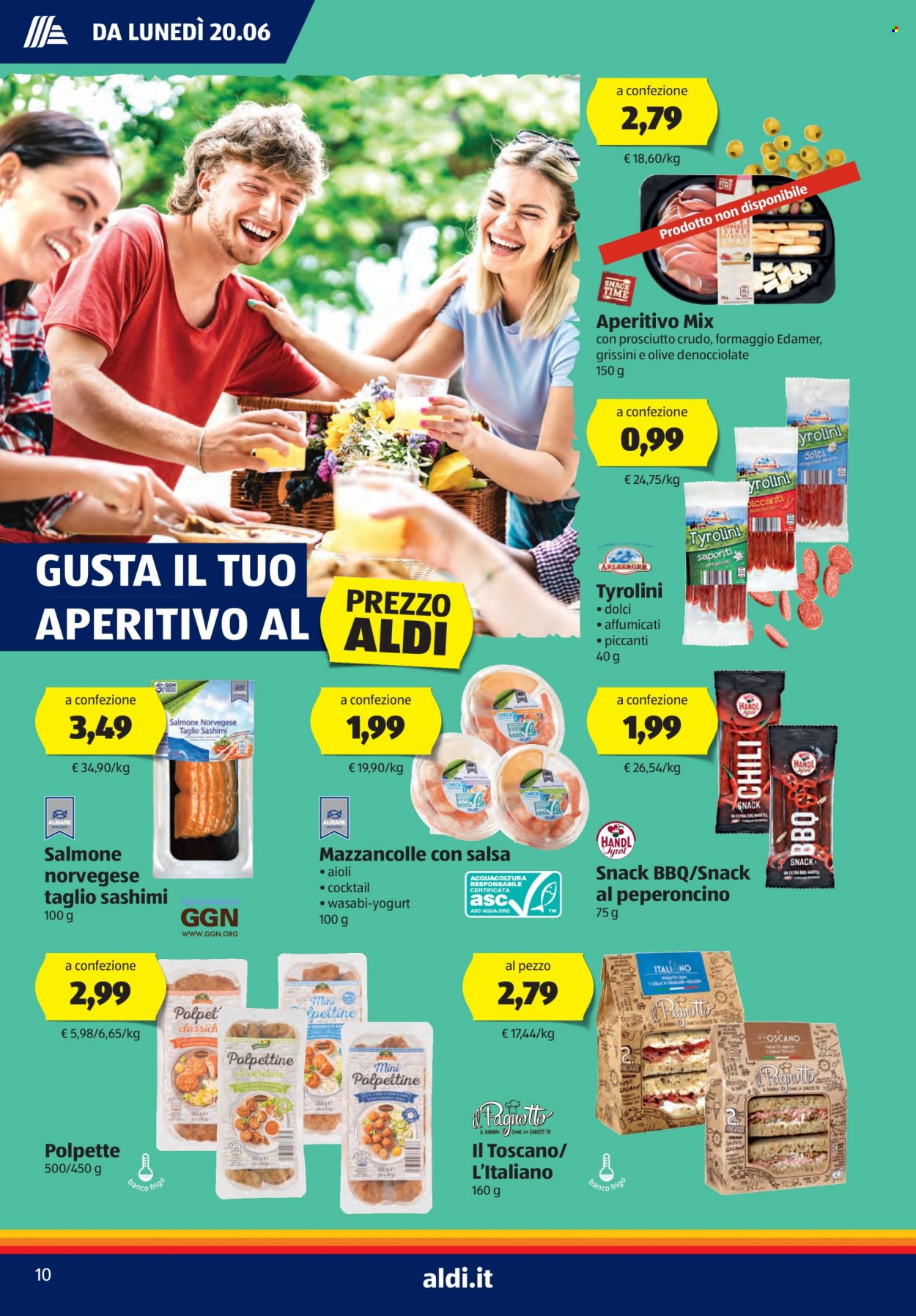 Volantino Aldi - 20/6/2022 - 26/6/2022. Pagina 10