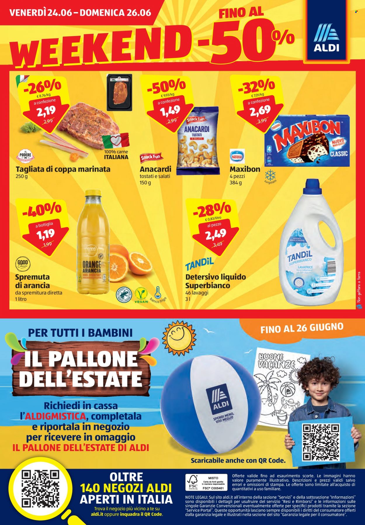 Volantino Aldi - 20/6/2022 - 26/6/2022. Pagina 24