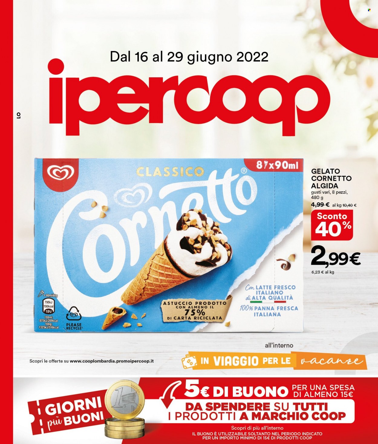 Volantino Coop - 16/6/2022 - 29/6/2022. Pagina 1