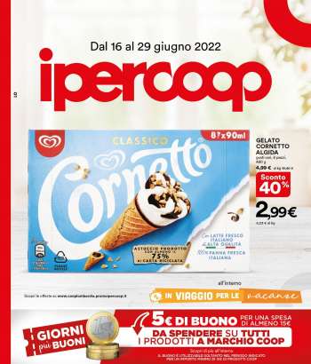 Volantino Coop - 16/6/2022 - 29/6/2022.