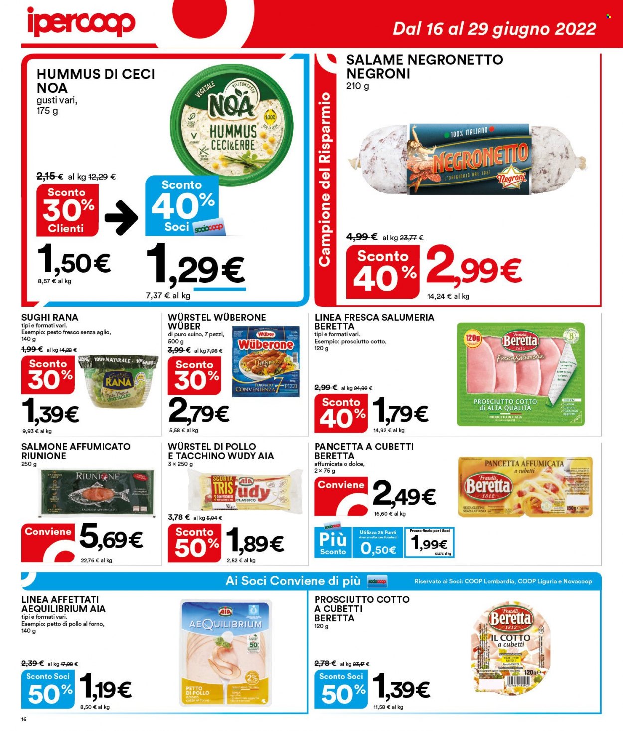 Volantino Coop - 16/6/2022 - 29/6/2022. Pagina 16