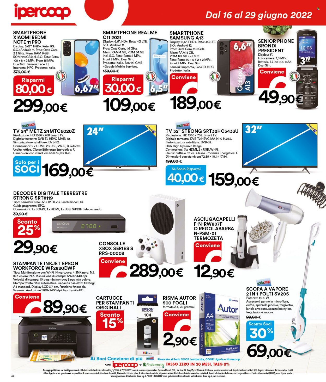 Volantino Coop - 16/6/2022 - 29/6/2022. Pagina 38