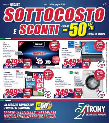 Volantino Trony - 17/6/2022 - 26/6/2022.