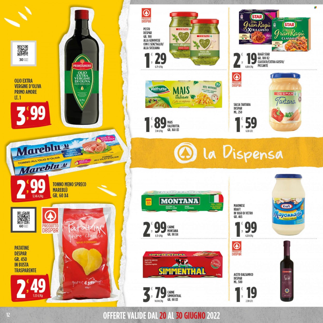 Volantino Eurospar - 20/6/2022 - 30/6/2022. Pagina 12