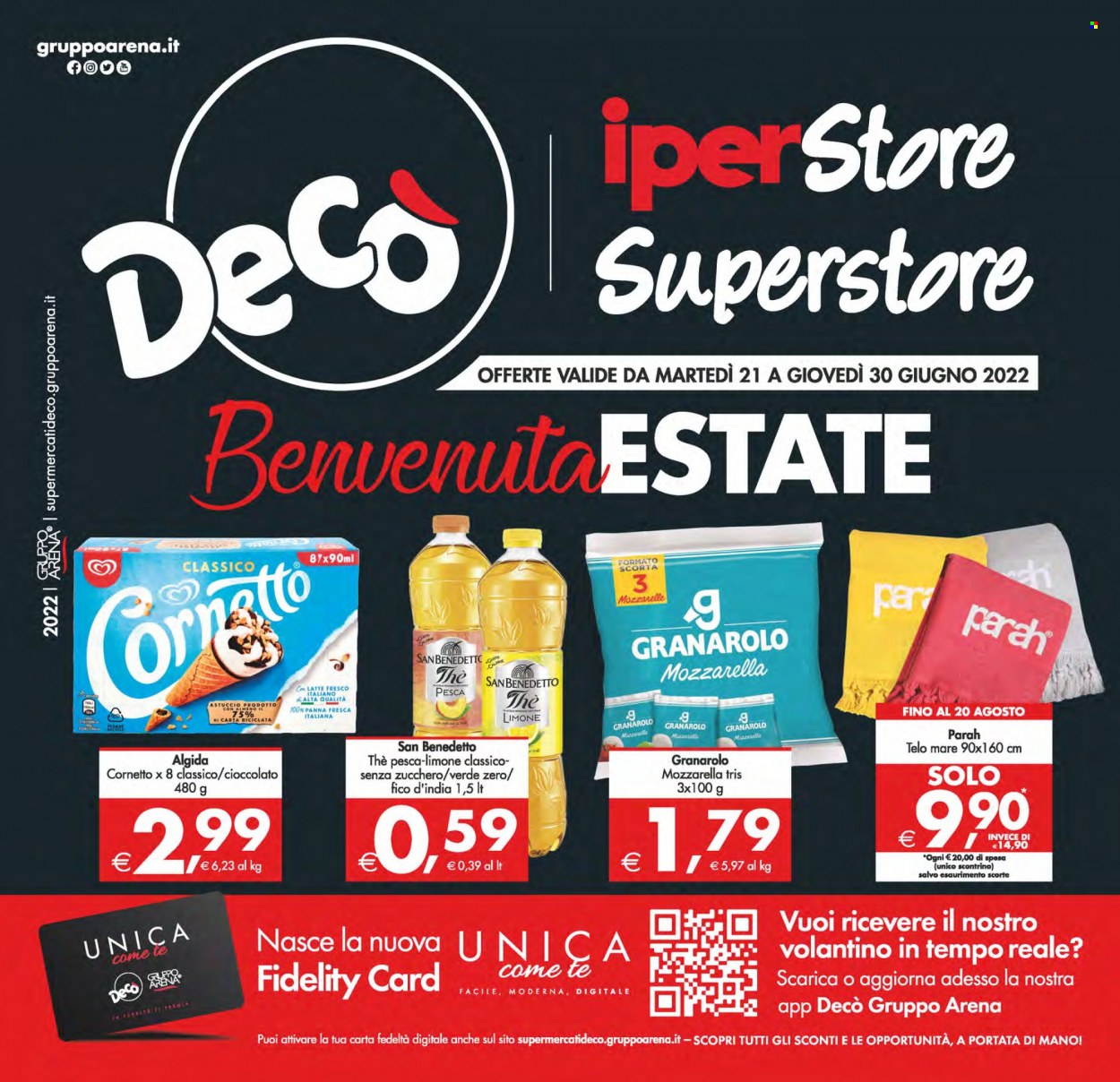 Volantino Deco - 21/6/2022 - 30/6/2022. Pagina 1