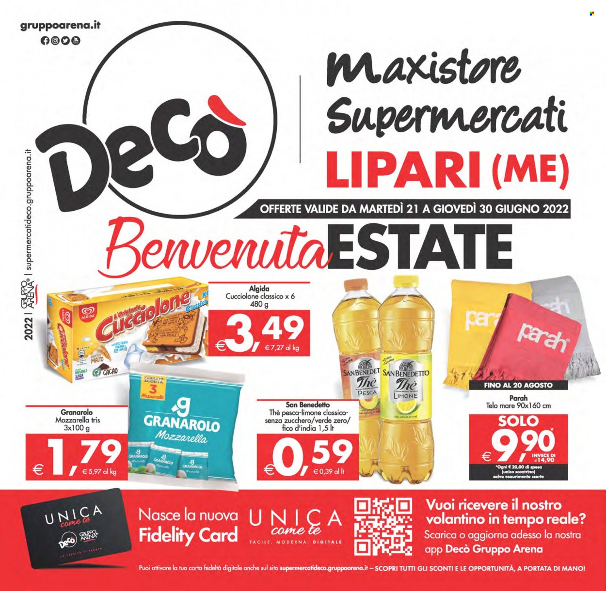 Volantino Deco - 21/6/2022 - 30/6/2022. Pagina 1