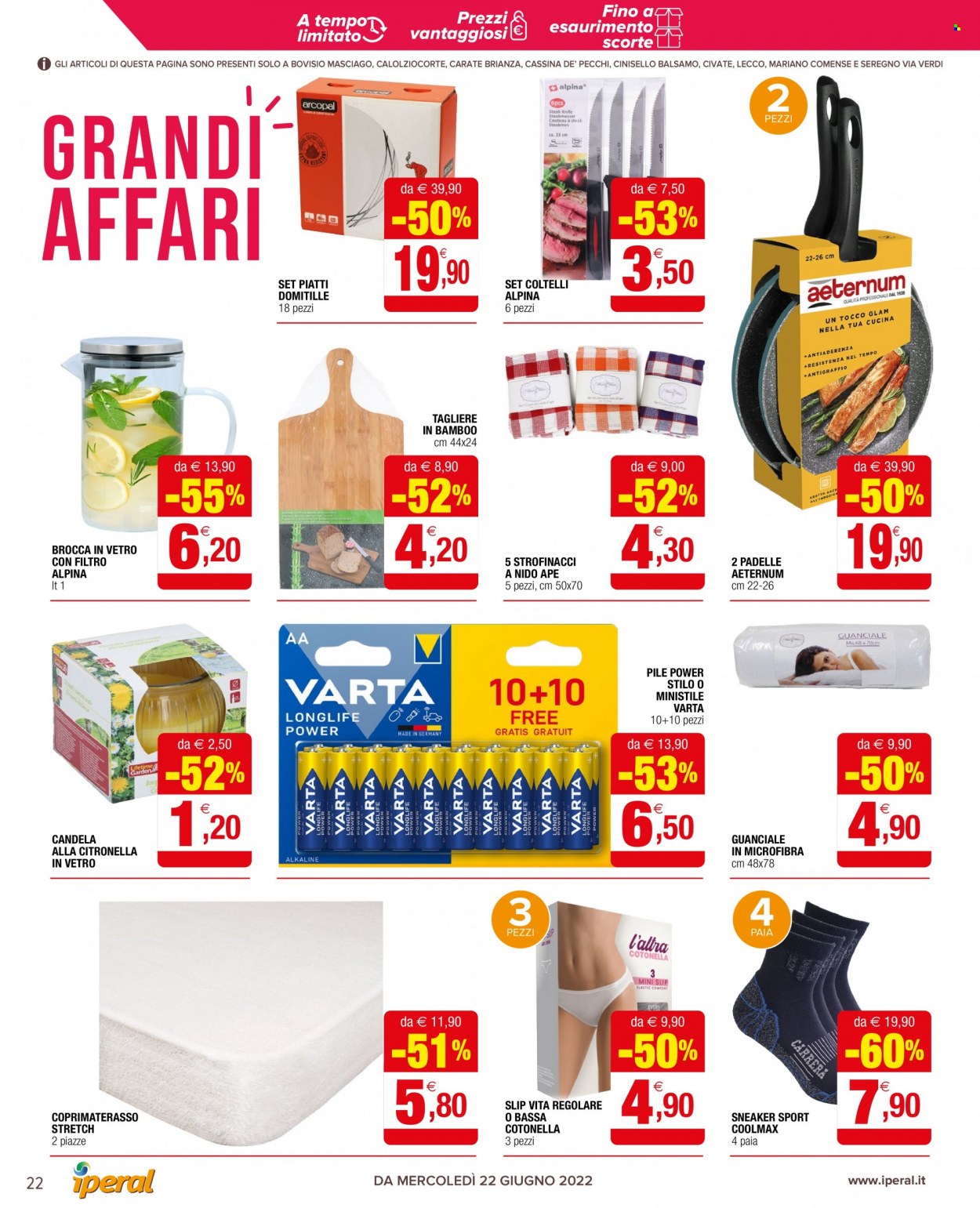 Volantino Iperal - 22/6/2022 - 5/7/2022. Pagina 22