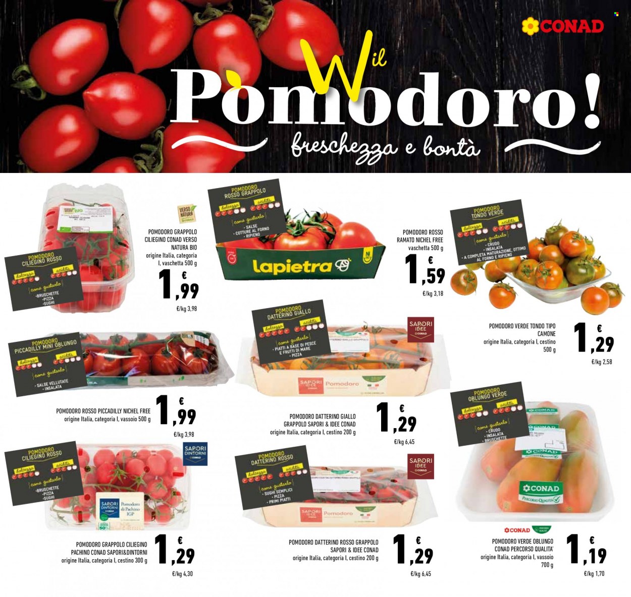 thumbnail - Volantino Conad - 23/6/2022 - 2/7/2022 - Prodotti in offerta - sugo, pizza, vassoio. Pagina 5.