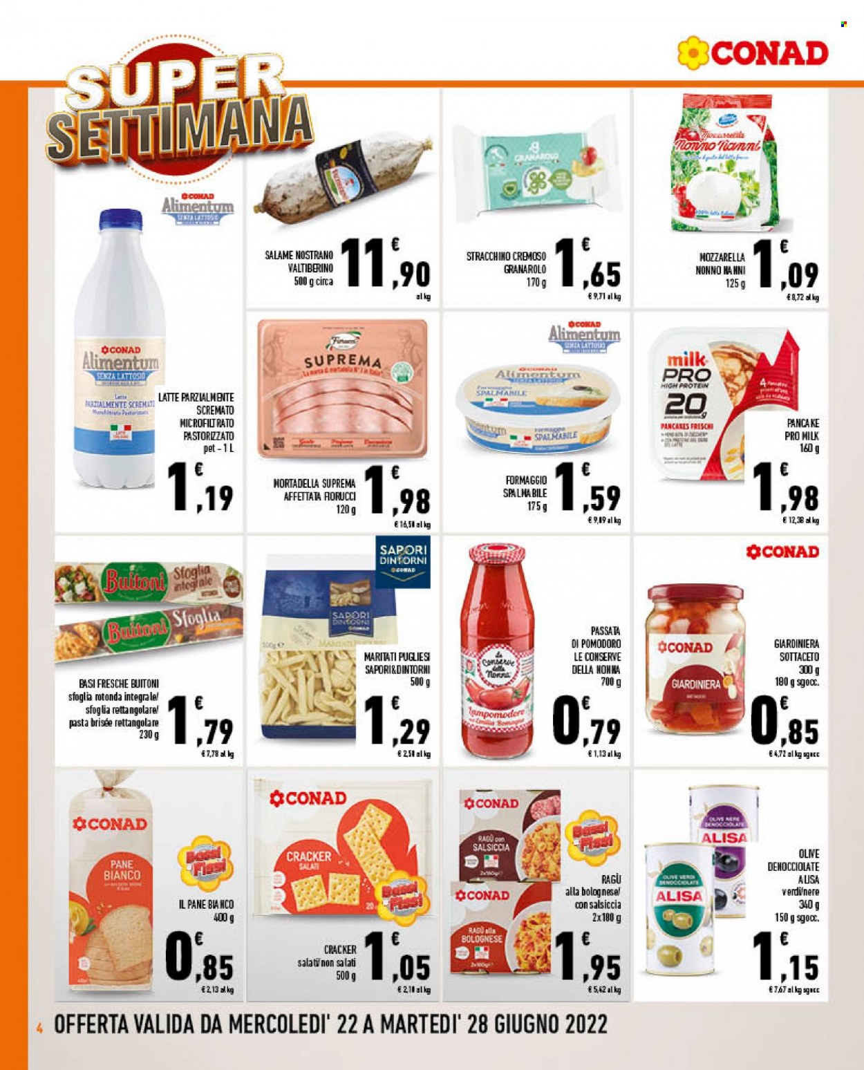 Volantino Conad - 22/6/2022 - 28/6/2022. Pagina 4