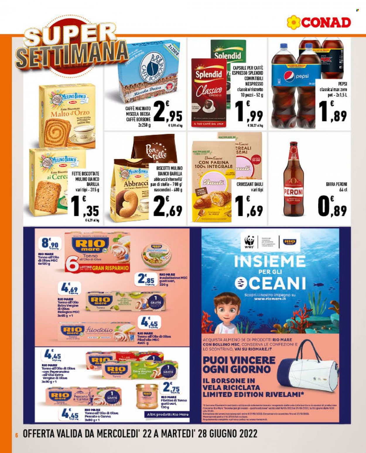 Volantino Conad - 22/6/2022 - 28/6/2022. Pagina 6