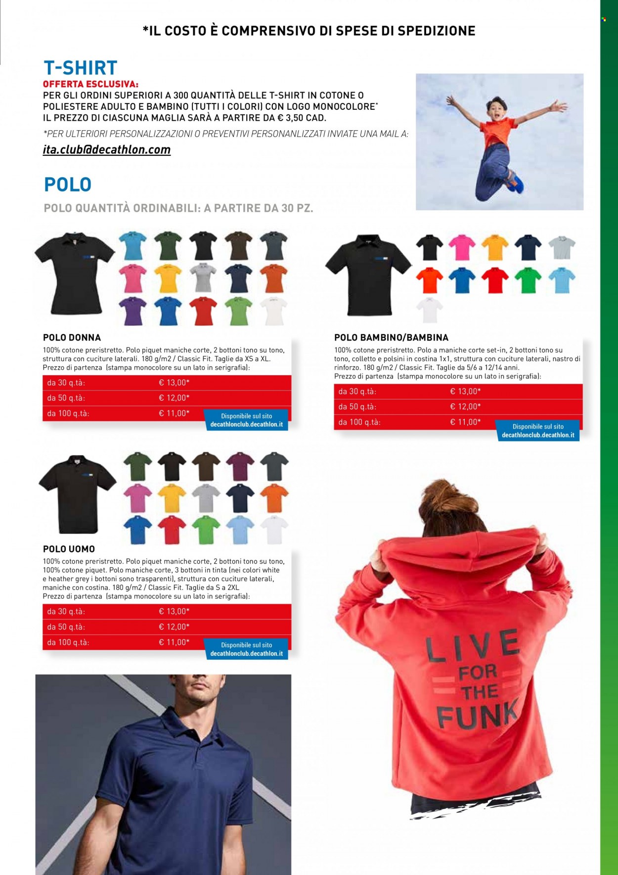 thumbnail - Volantino Decathlon - Prodotti in offerta - maglia, t-shirt, polo golf. Pagina 101.