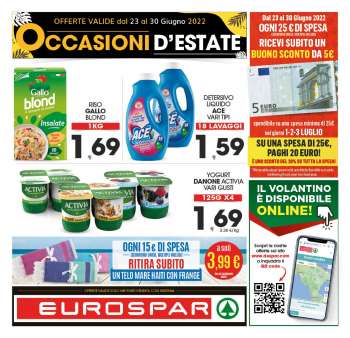 Volantino Eurospar - 23/6/2022 - 30/6/2022.