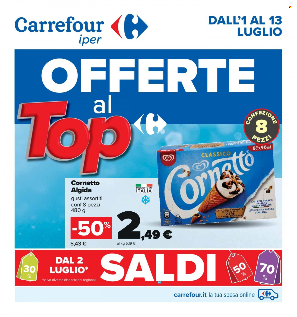 Leták Carrefour - 1.7.2022 - 13.7.2022. Strana 1