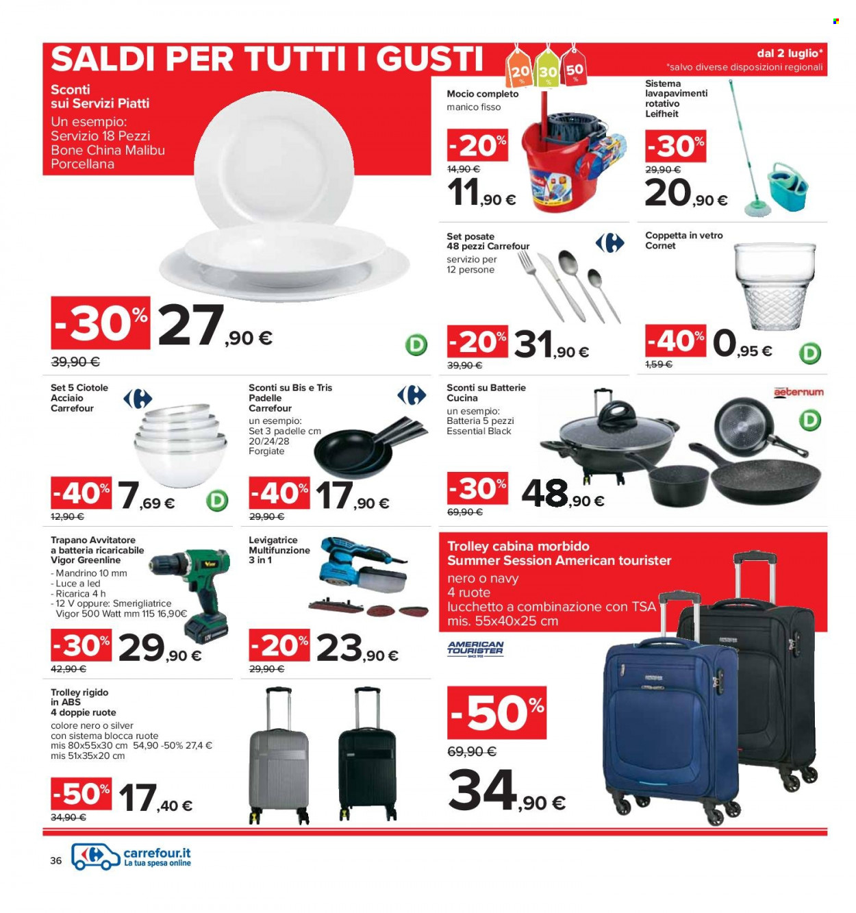 Volantino Carrefour - 1/7/2022 - 13/7/2022. Pagina 36