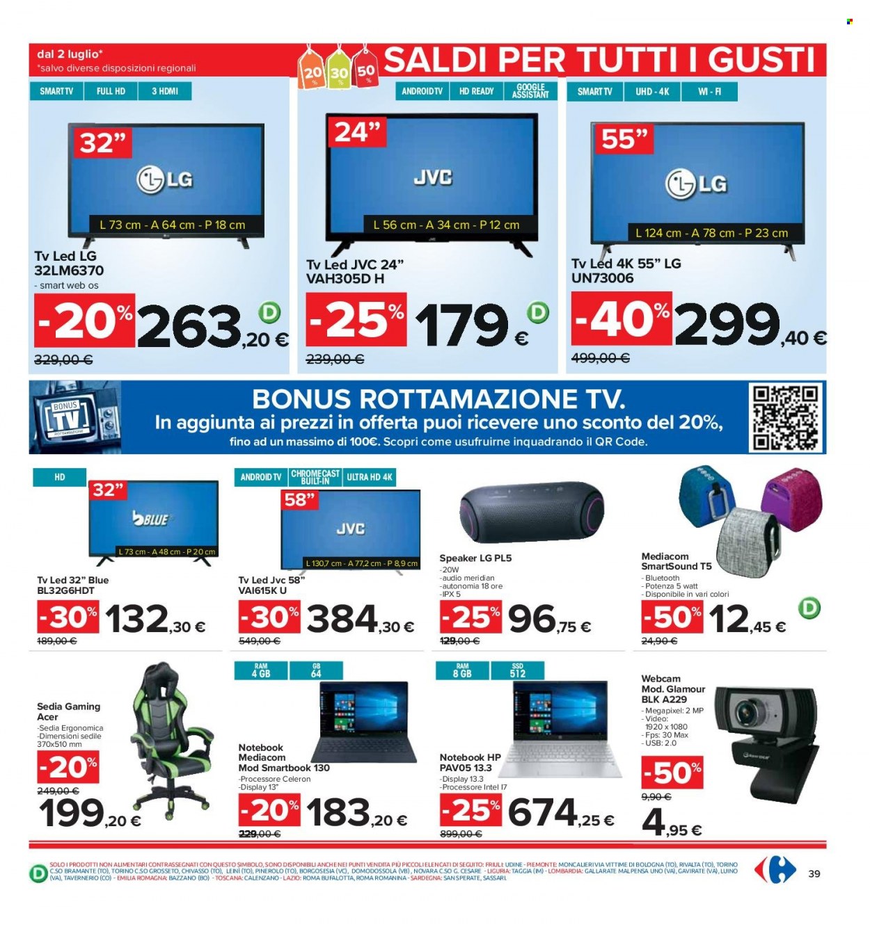 Volantino Carrefour - 1/7/2022 - 13/7/2022. Pagina 39