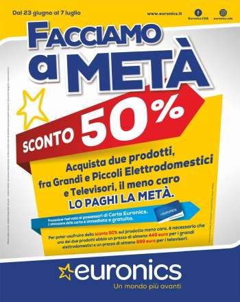 Volantino Euronics - 23/6/2022 - 7/7/2022.