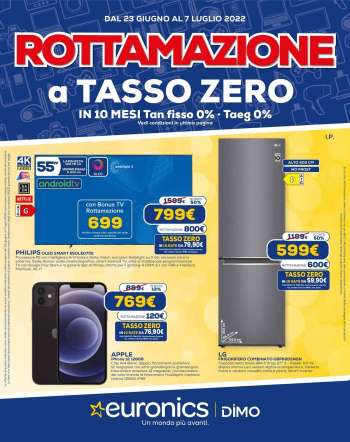 Volantino Euronics - 23/6/2022 - 7/7/2022.