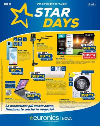 Volantino Euronics - 23/6/2022 - 7/7/2022.