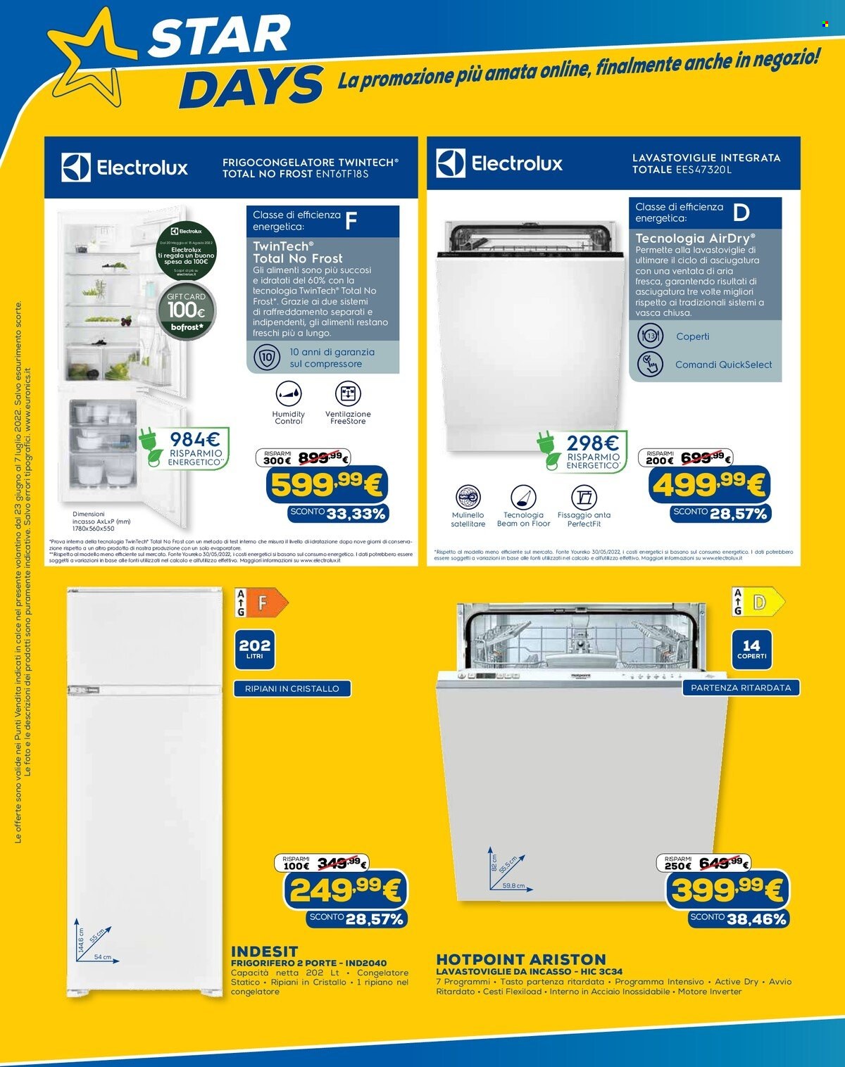 Volantino Euronics - 23/6/2022 - 7/7/2022. Pagina 20