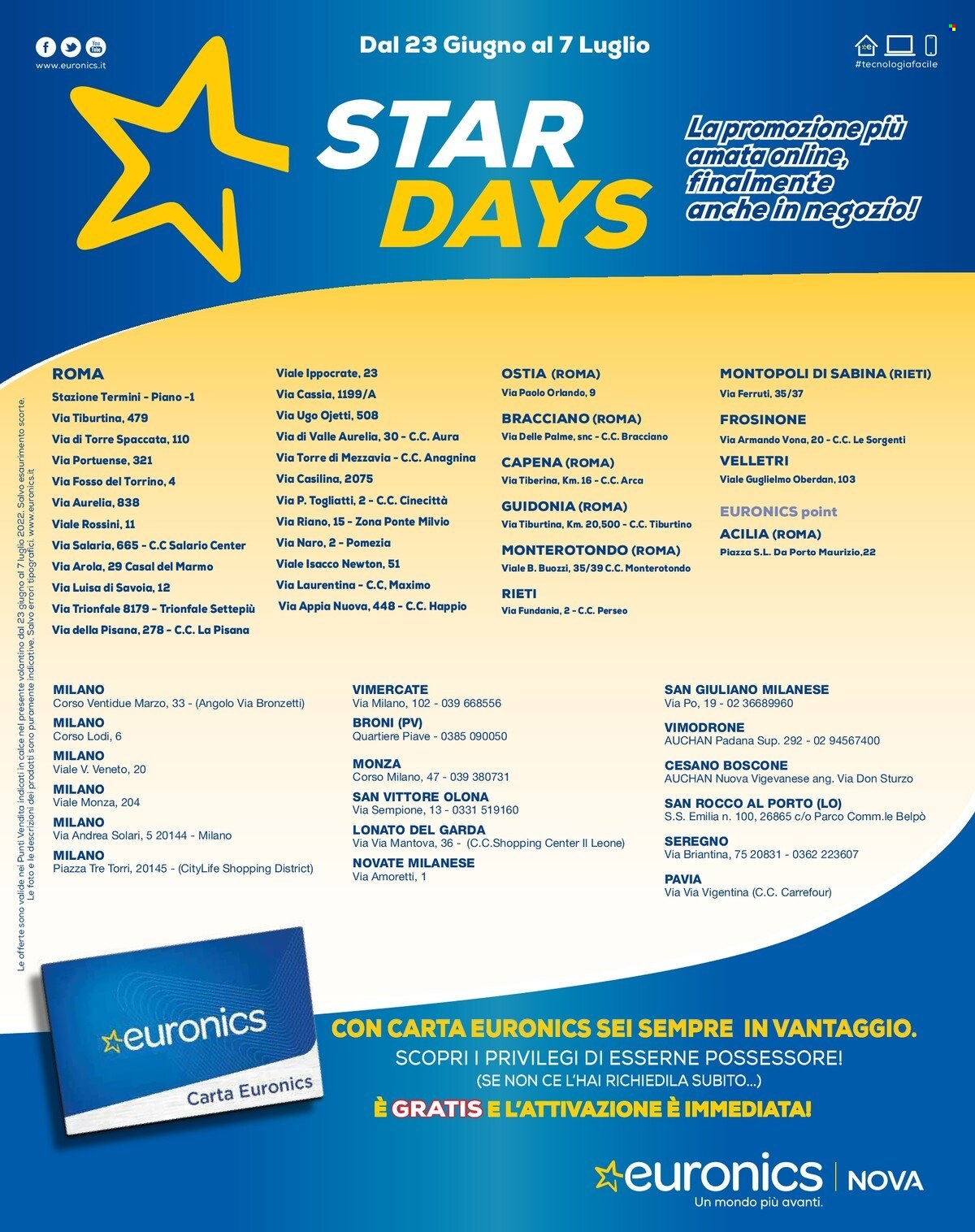 Volantino Euronics - 23/6/2022 - 7/7/2022. Pagina 28