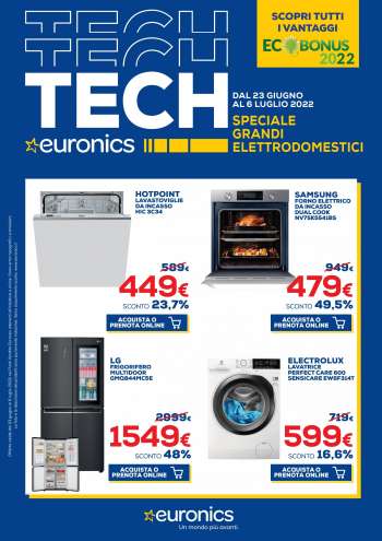 Volantino Euronics - 23/6/2022 - 6/7/2022.