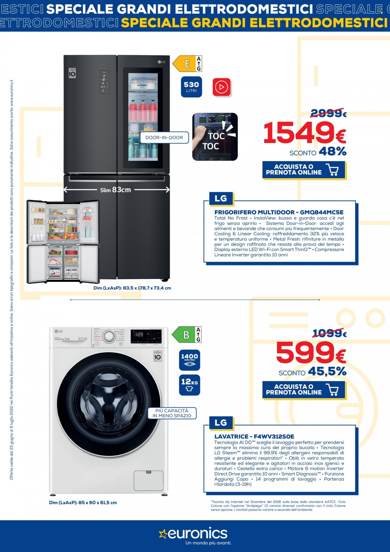Volantino Euronics - 23/6/2022 - 6/7/2022. Pagina 13