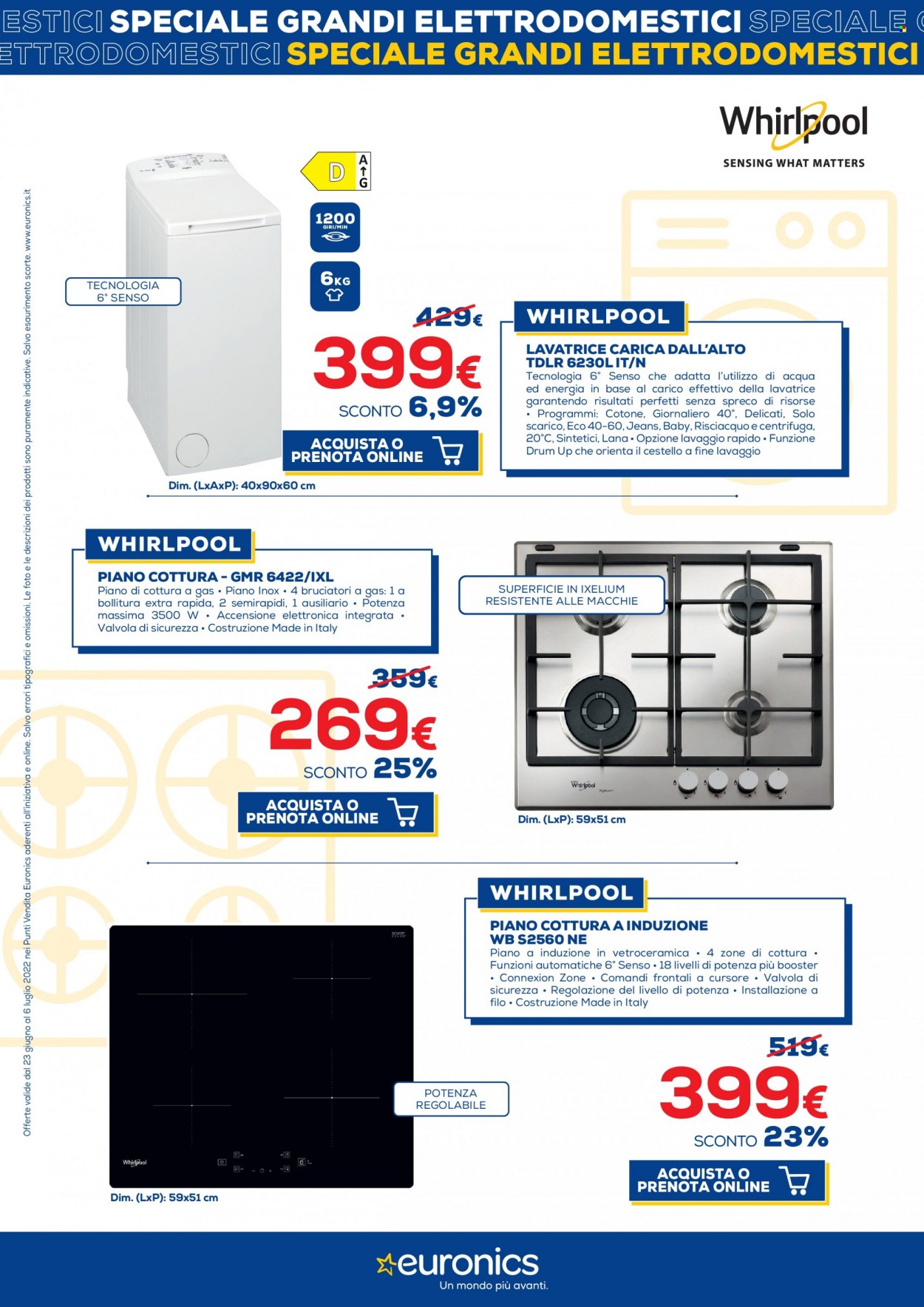 Volantino Euronics - 23/6/2022 - 6/7/2022. Pagina 15