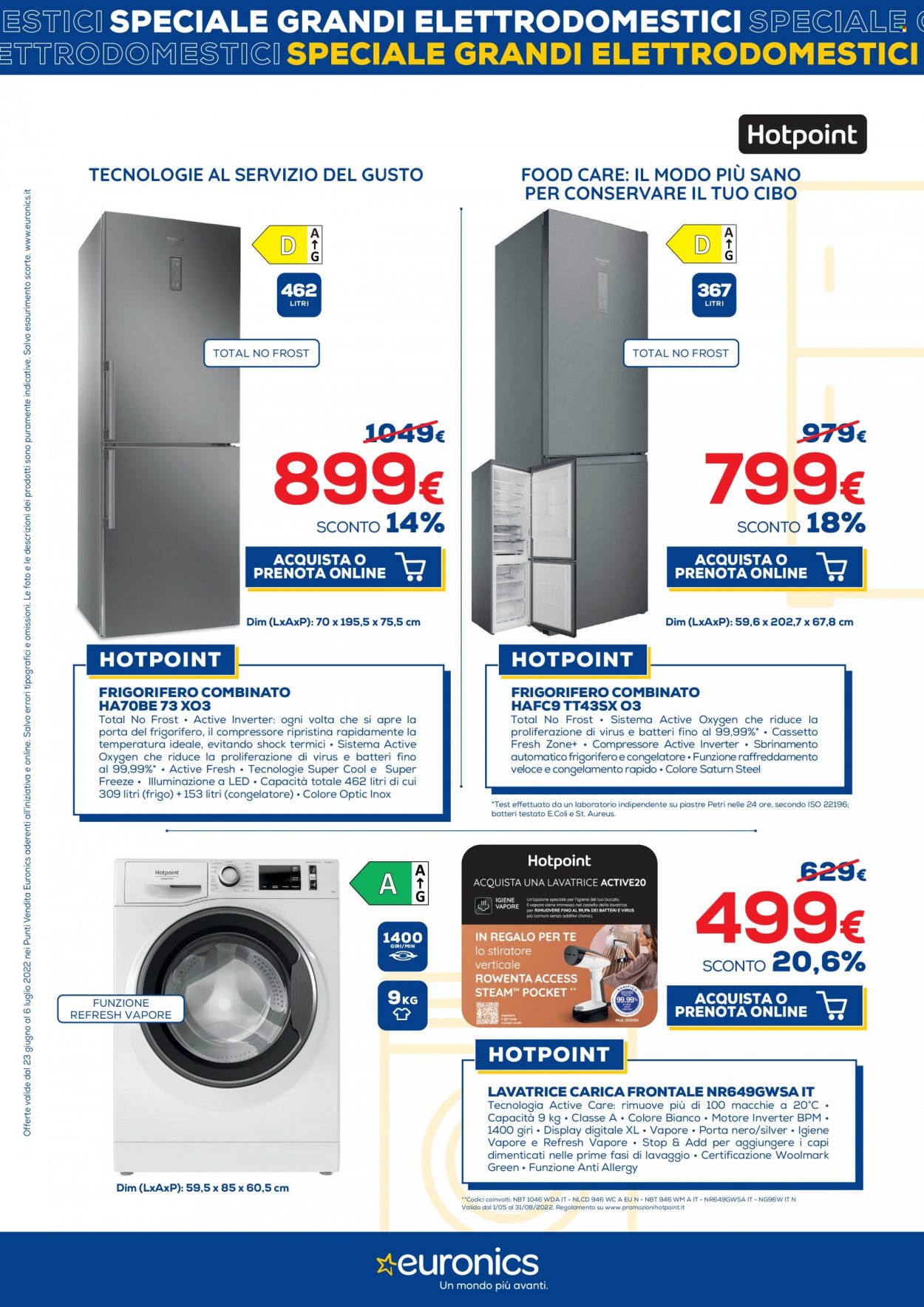Volantino Euronics - 23/6/2022 - 6/7/2022. Pagina 16