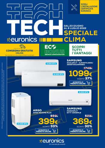 Volantino Euronics - 23/6/2022 - 6/7/2022.