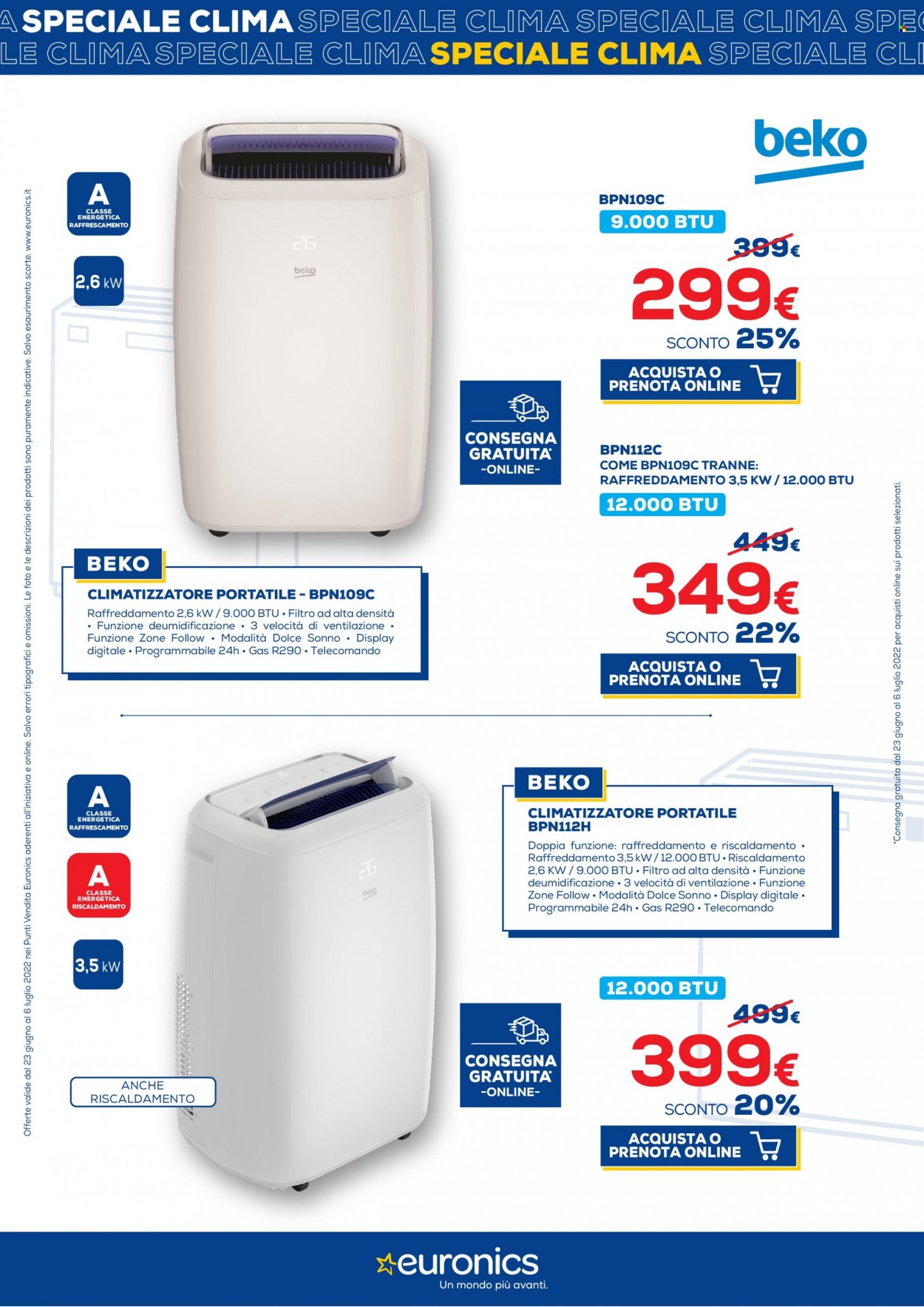 Volantino Euronics - 23/6/2022 - 6/7/2022. Pagina 11