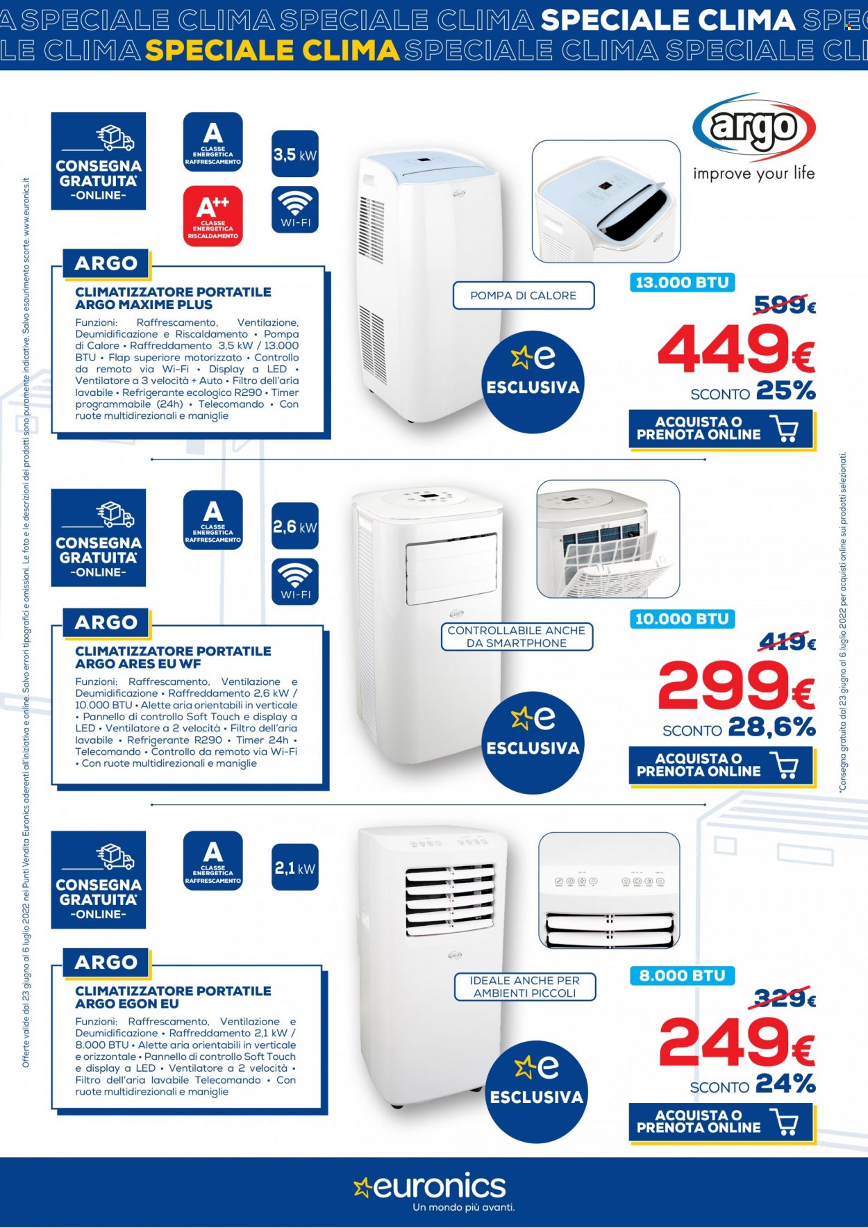 Volantino Euronics - 23/6/2022 - 6/7/2022. Pagina 13