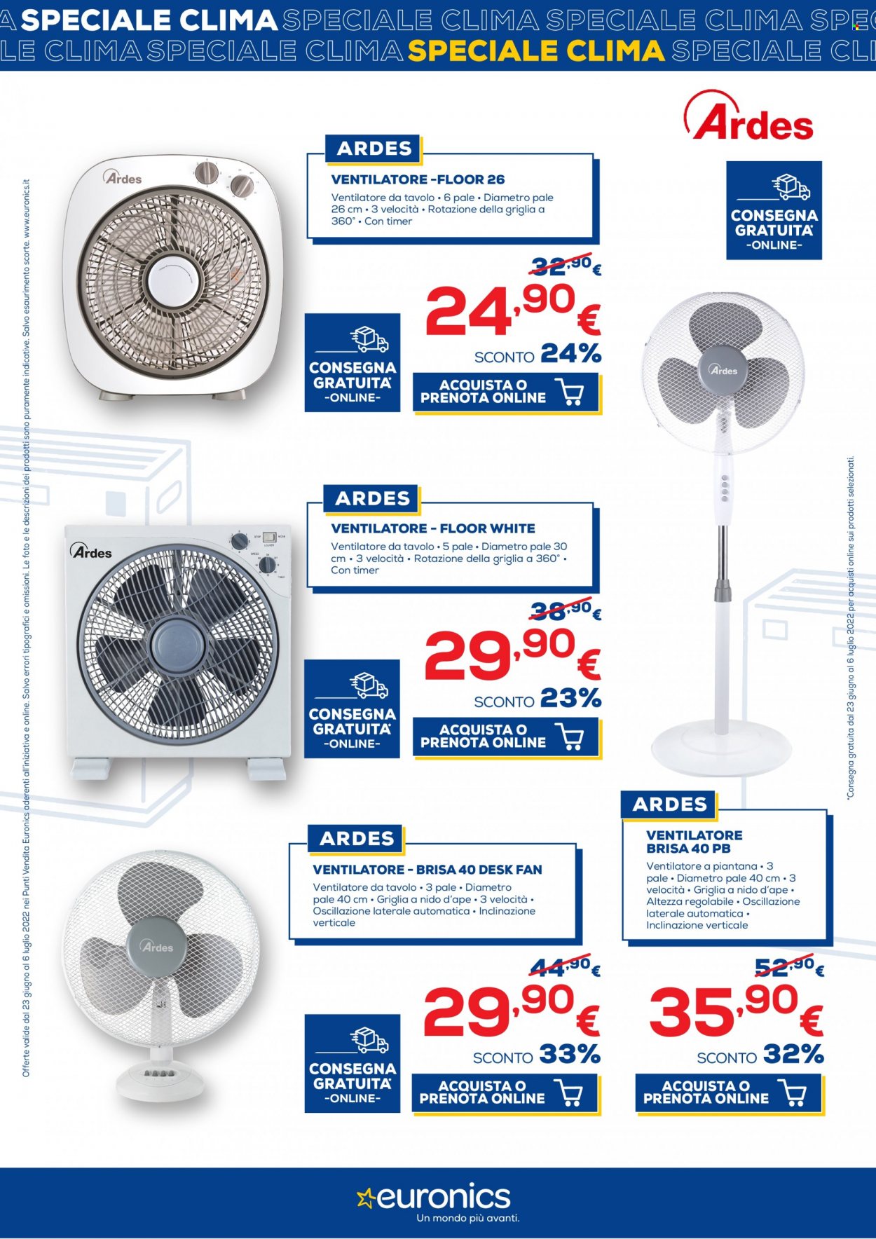 Volantino Euronics - 23/6/2022 - 6/7/2022. Pagina 16