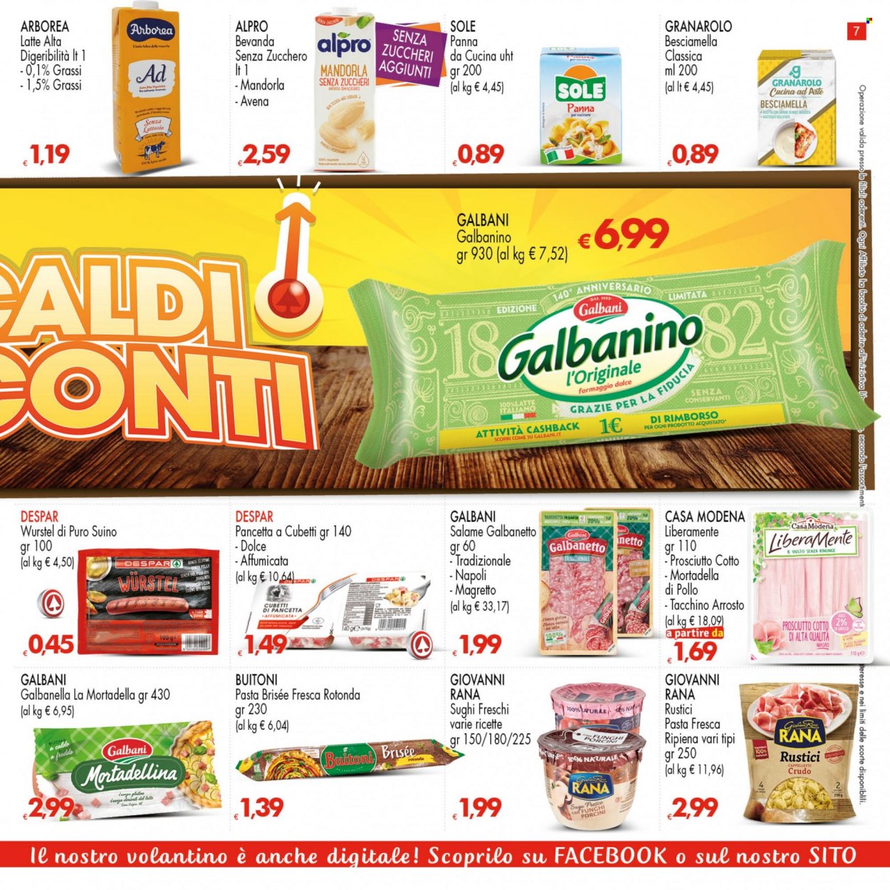 Volantino Eurospar - 23/6/2022 - 6/7/2022. Pagina 7
