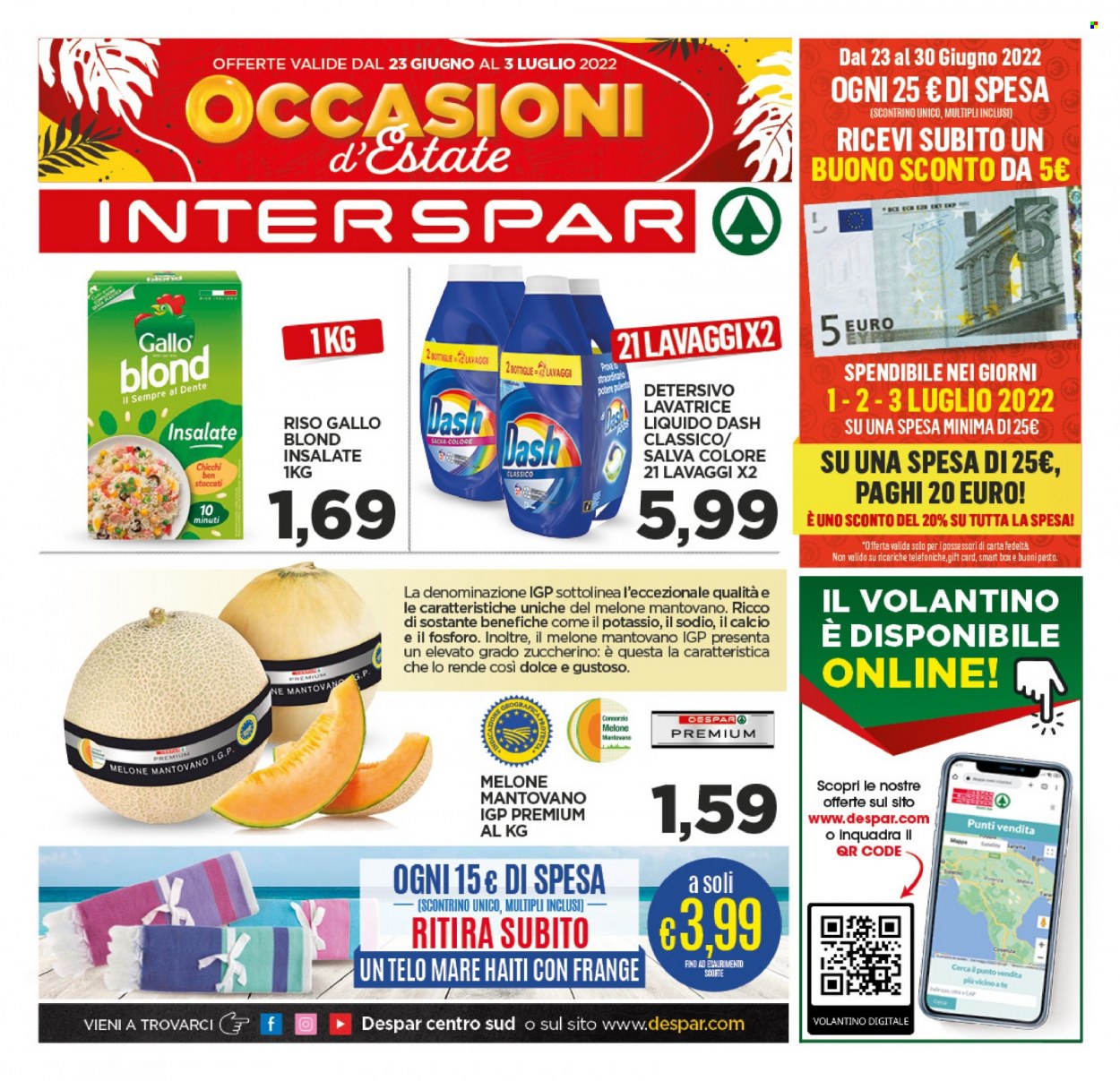 Volantino Interspar - 23/6/2022 - 3/7/2022. Pagina 1