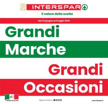 Volantino Interspar - 23/6/2022 - 6/7/2022.