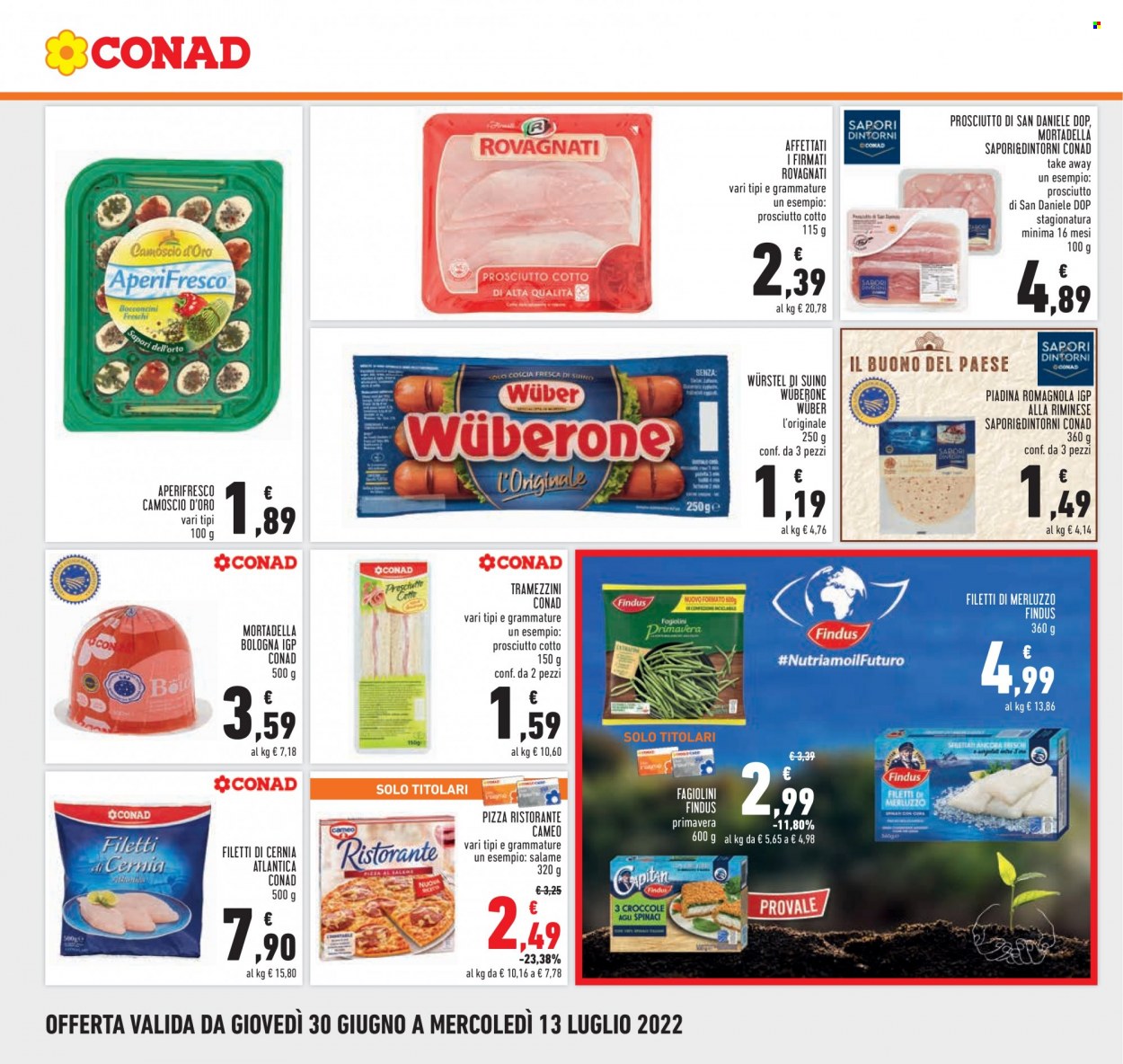 Volantino Conad - 30/6/2022 - 13/7/2022. Pagina 16