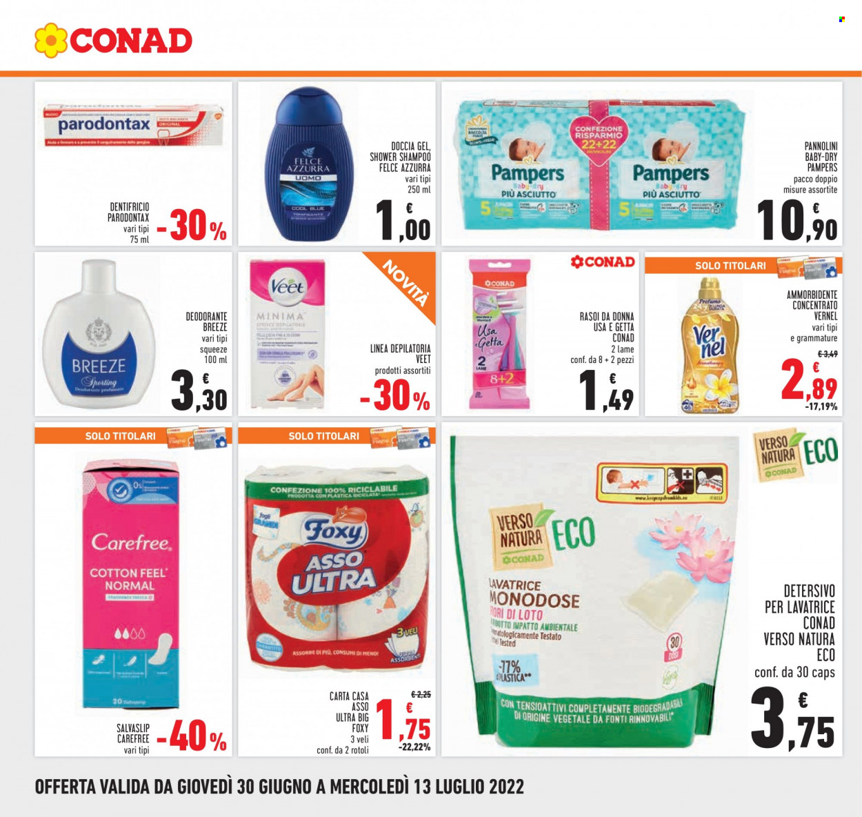Volantino Conad - 30/6/2022 - 13/7/2022. Pagina 24