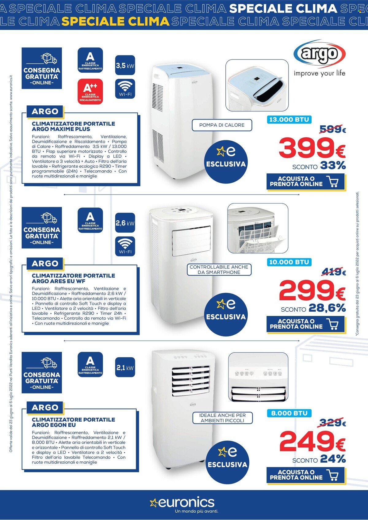 Volantino Euronics - 23/6/2022 - 6/7/2022. Pagina 13