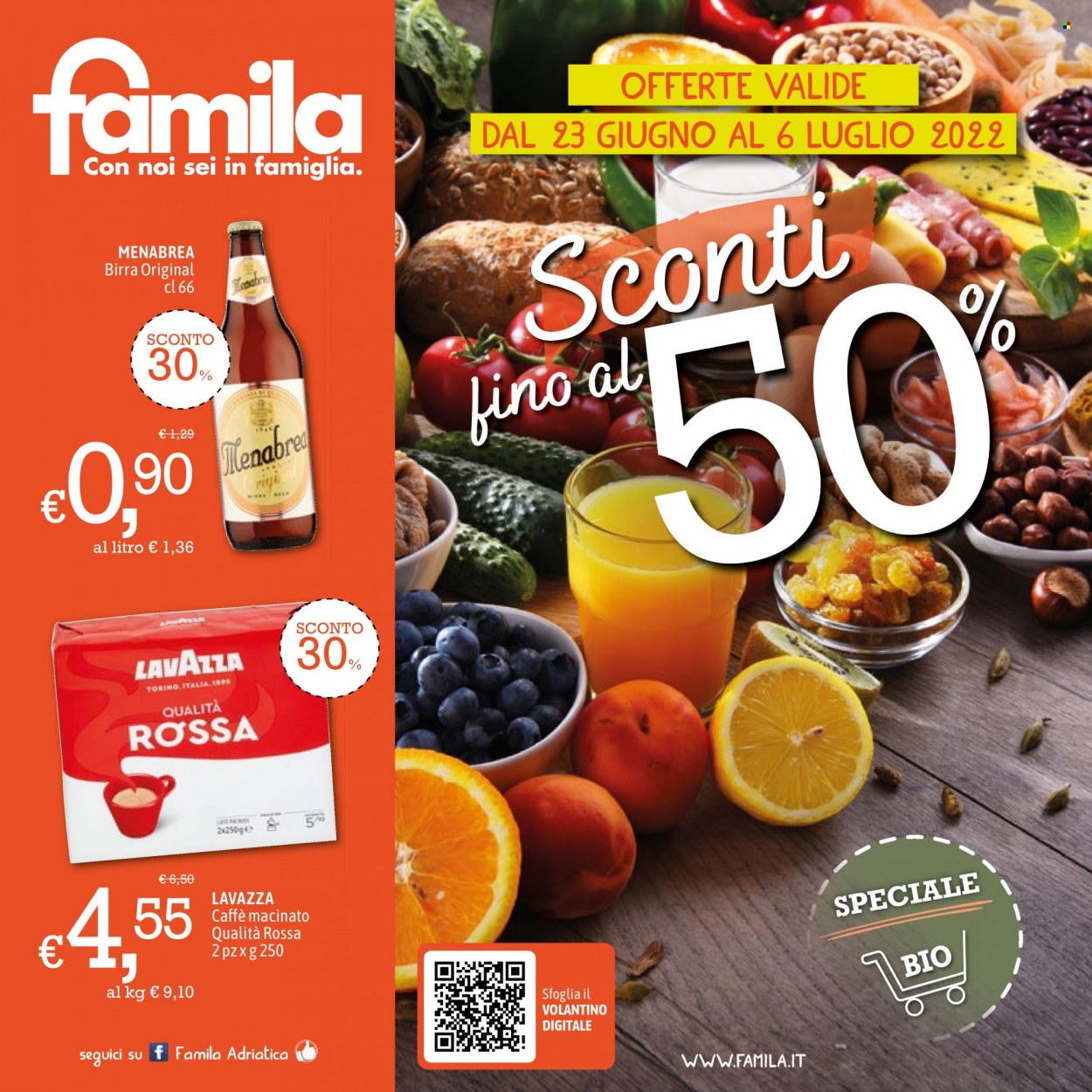 Volantino Famila - 23/6/2022 - 6/7/2022. Pagina 1